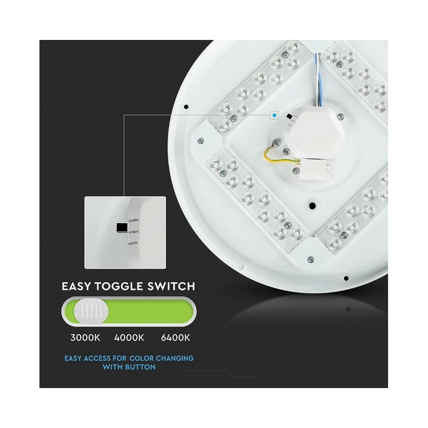 LED Лампа LED/36W/230V Ø 50 cм 3000/4000/6400K