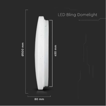 LED Лампа LED/36W/230V Ø 50 cм 3000/4000/6400K