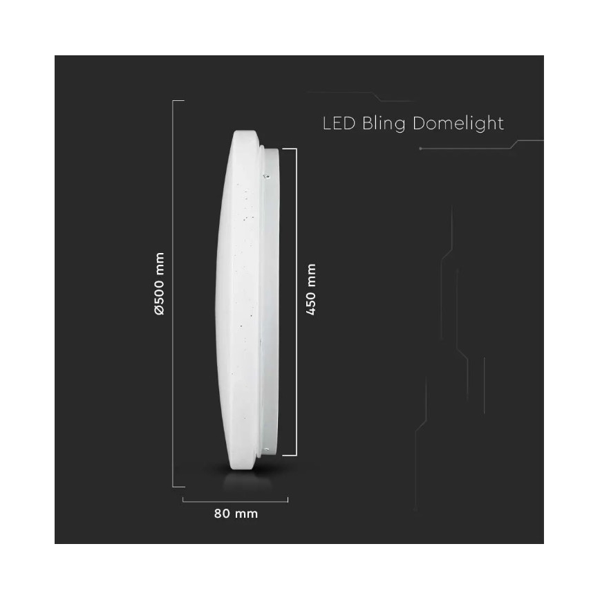 LED Лампа LED/36W/230V Ø 50 cм 3000/4000/6400K