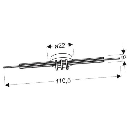 LED Лампа NAKSOS LED/40W/230V