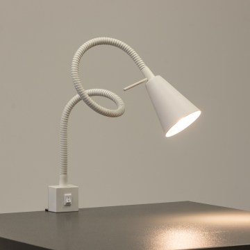 LED лампа с щипка 1xGU10/4,7W/230V бяла