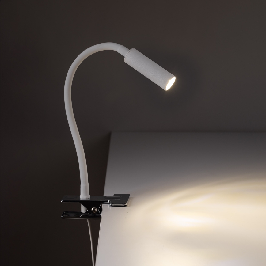 LED Лампа с щипка LAGOS 1xG9/3W/230V 4000K бял