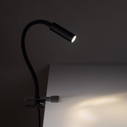 LED Лампа с щипка LAGOS 1xG9/3W/230V 4000K черен
