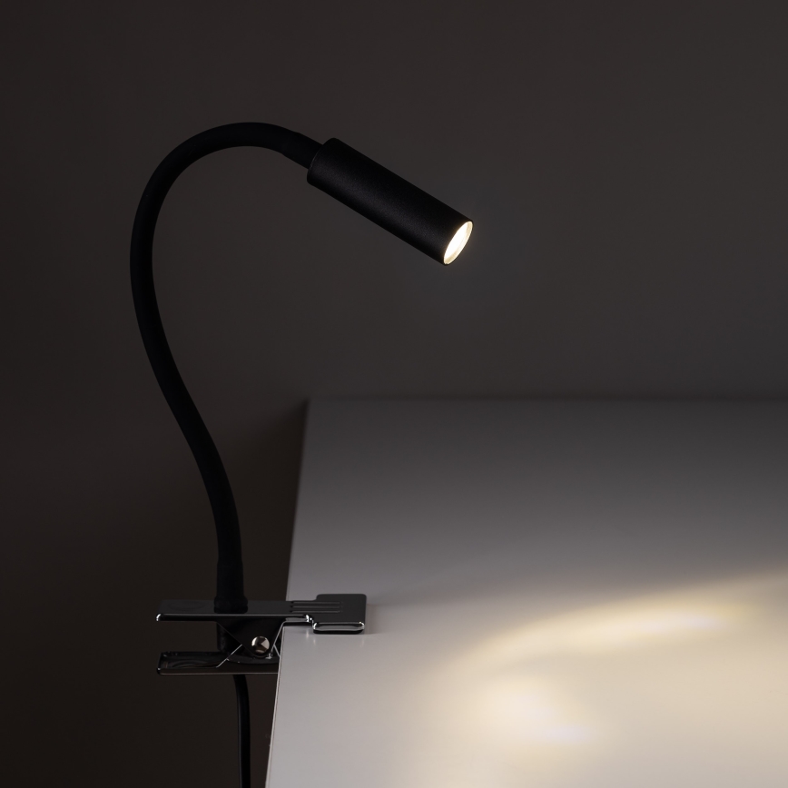 LED Лампа с щипка LAGOS 1xG9/3W/230V 4000K черен