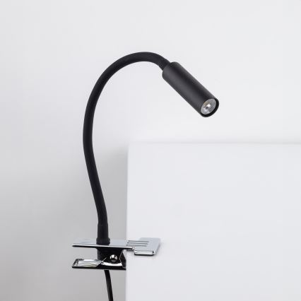 LED Лампа с щипка LAGOS 1xG9/3W/230V 4000K черен