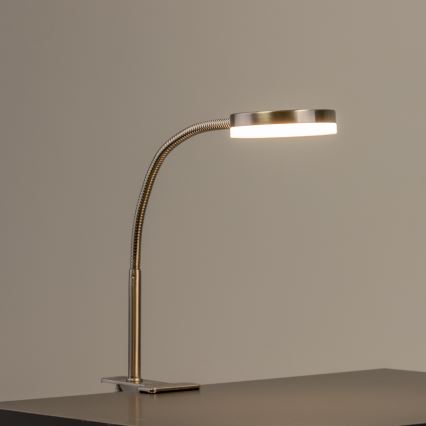 LED лампа с щипка LED/3,2W/230V матов хром