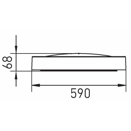 LED Лампа SAMER LED/40W/230V 4000K