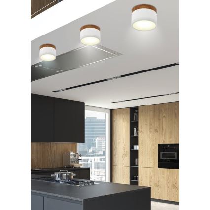LED Лампа TUBA LED/9W/230V бяла/бежова
