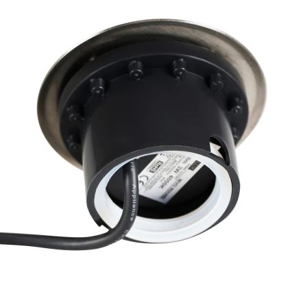 LED Лампа за алея MIVO LED/3W/230V Ø 12 см IP67 матов хром