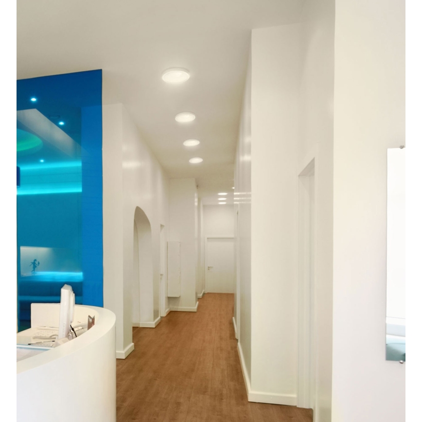 LED Лампа за баня NYMPHEA LED/28W/230V 4000K IP44 кръгла