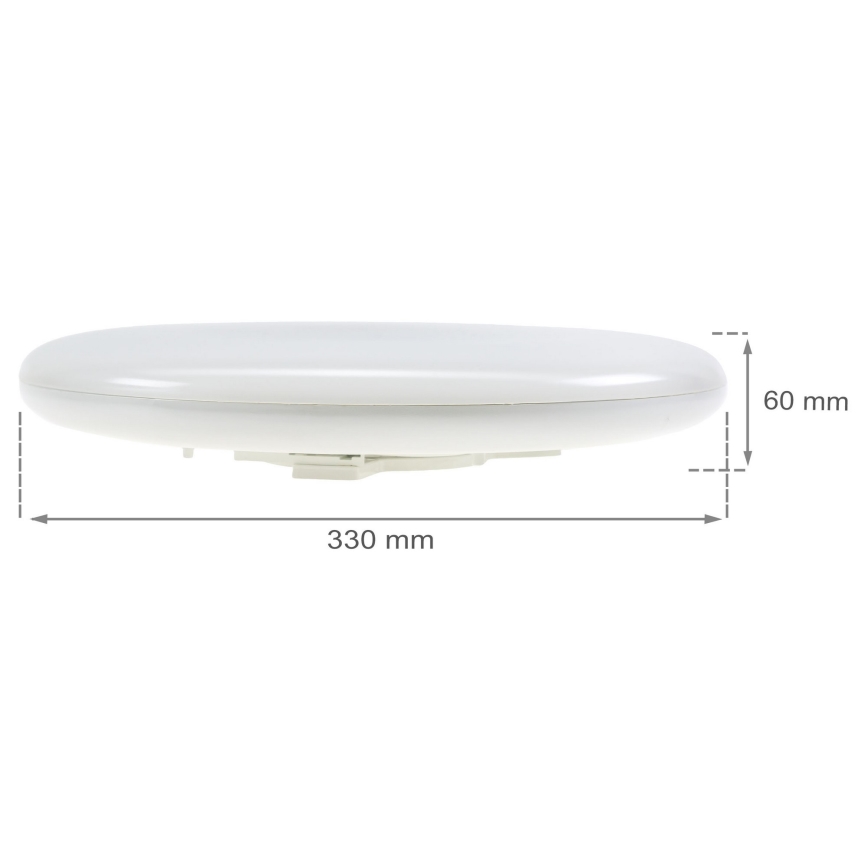 LED Лампа за баня NYMPHEA LED/28W/230V 4000K IP44 кръгла