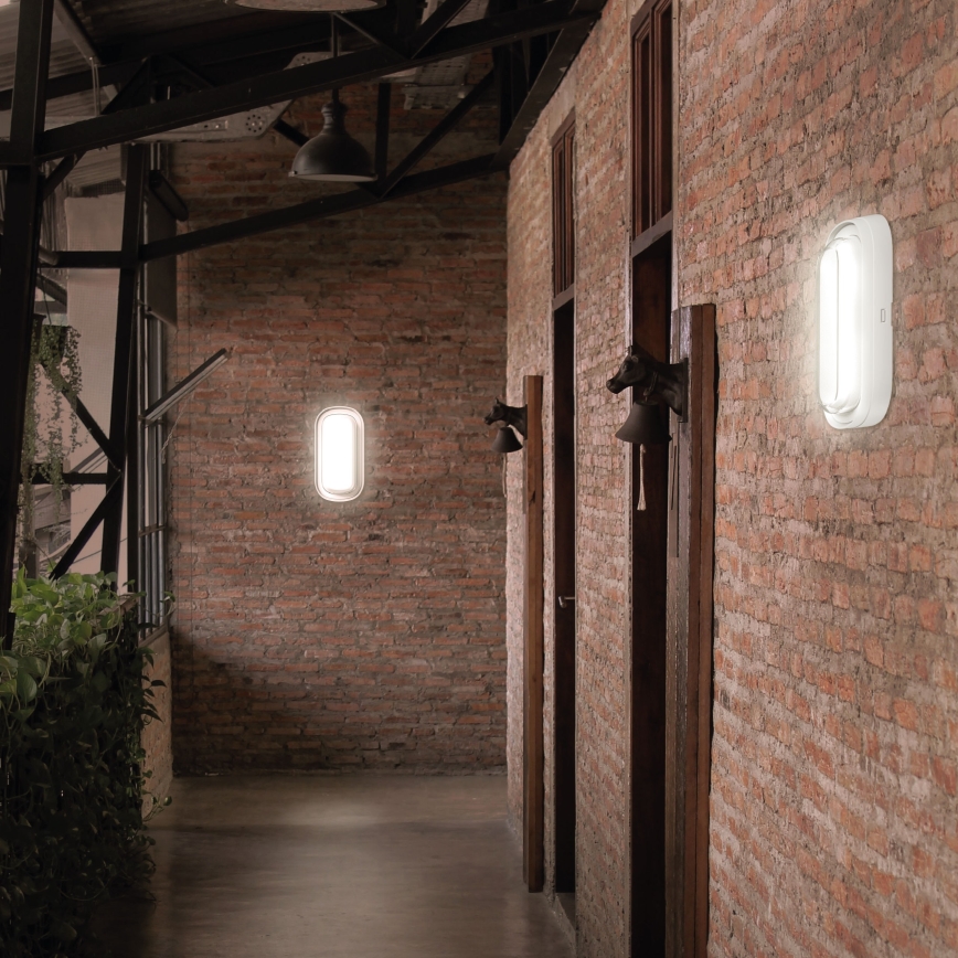 LED Аплик за баня PASTILO LED/15W/230V 2700/4000/6000K IK10 IP54 бял овален