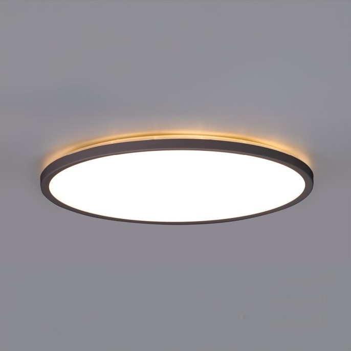 LED Лампа за баня с датчик за движение и здрач NIVERA LED/24W/230V IP54 3000/4000/6000K Ø 30 см черен + дистанционно управление