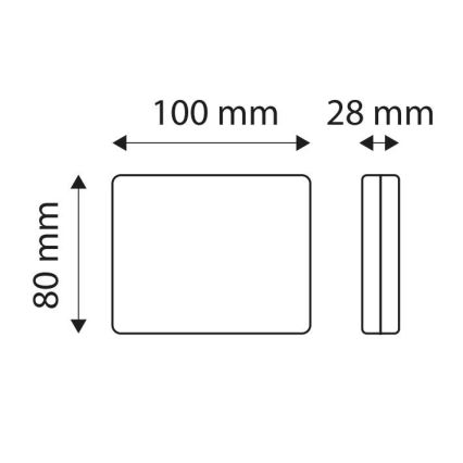 LED Лампа за мъгла SINGLE LED/1,9W/12V IP67 червена