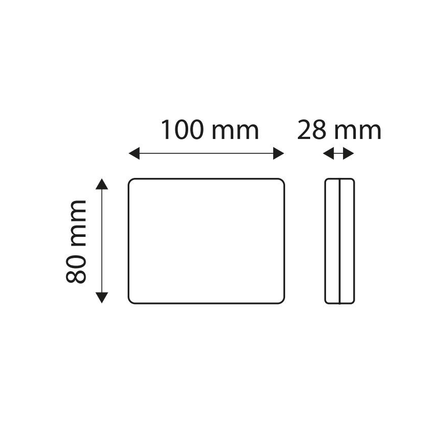 LED Лампа за мъгла SINGLE LED/1,9W/12V IP67 червена