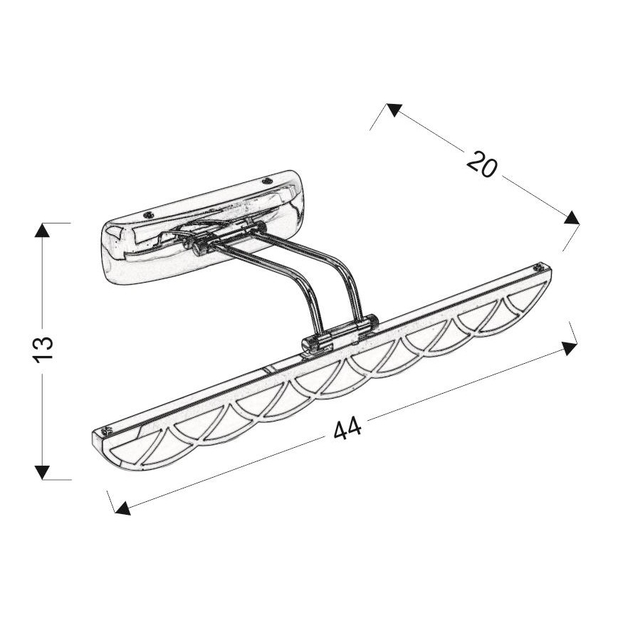 LED Лампа за огледало MOVE LED/6W/230V