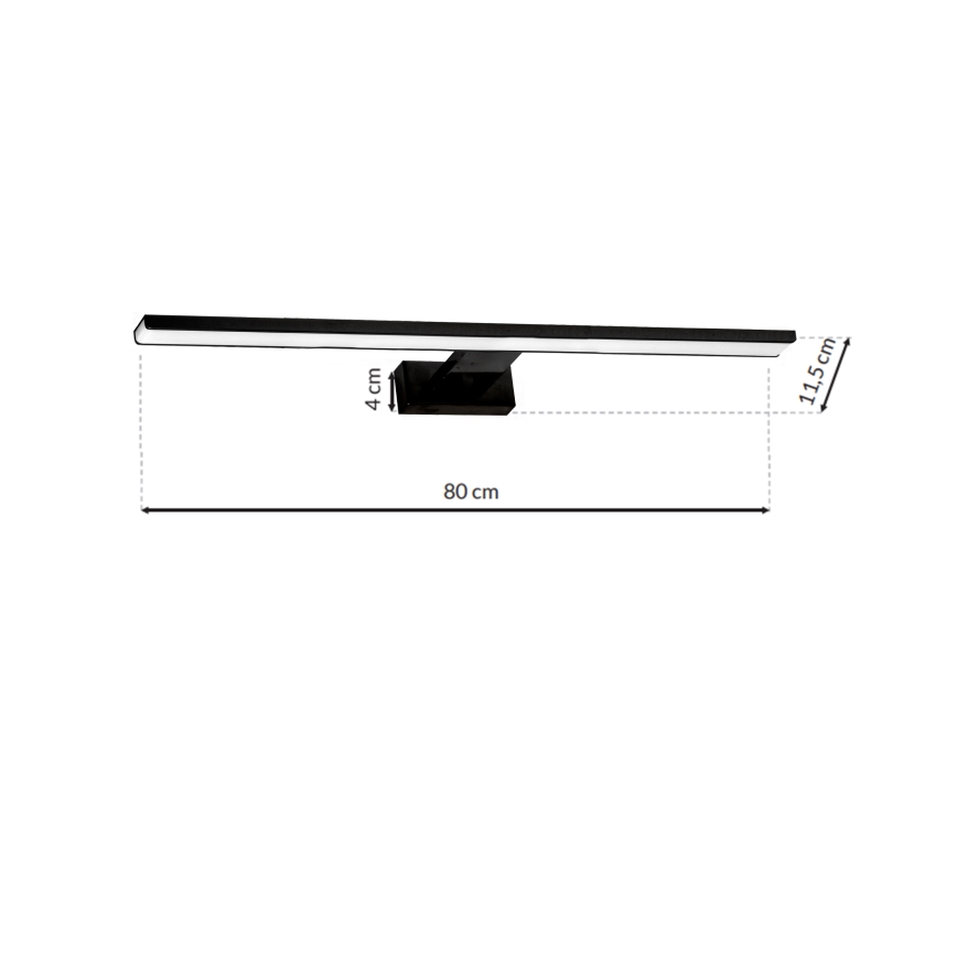 LED Лампа за огледало SHINE BLACK LED/15W/230V IP44