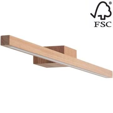 LED Лампа за огледало в баня AQUAVIVA LED/12W/230V 80 cm IP44 дъб – FSC сертифицирано