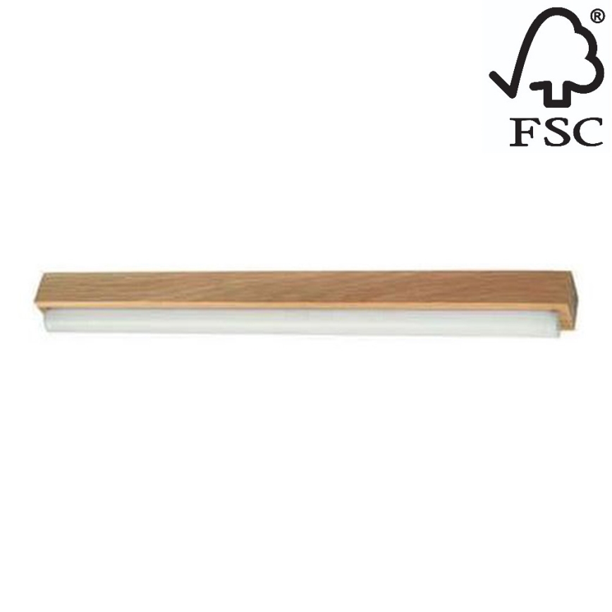 LED Лампа за огледало в баня AQUAVIVA LED/9W/230V 59 cm IP44 дъб – FSC сертифицирано