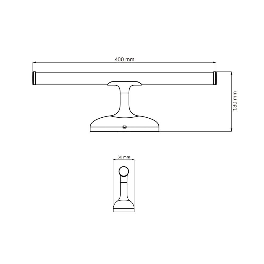 LED Лампа за огледало в баня ARMONA LED/6W/230V 4000K 40 см IP44 лъскав хром