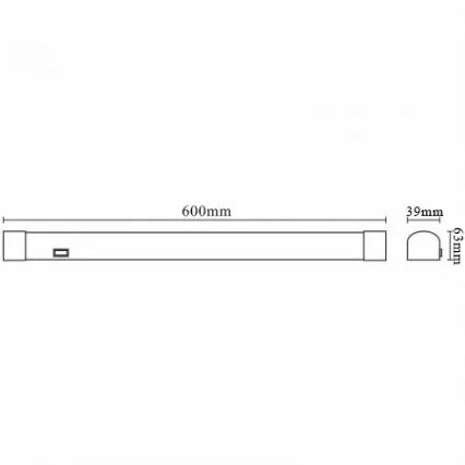 LED Лампа за огледало в баня LED/15W/230V 4000K IP44