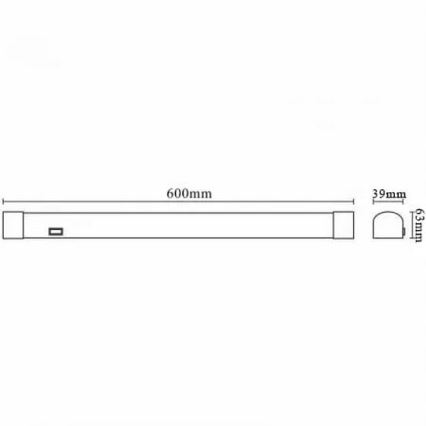 LED Лампа за огледало в баня LED/15W/230V 4000K IP44