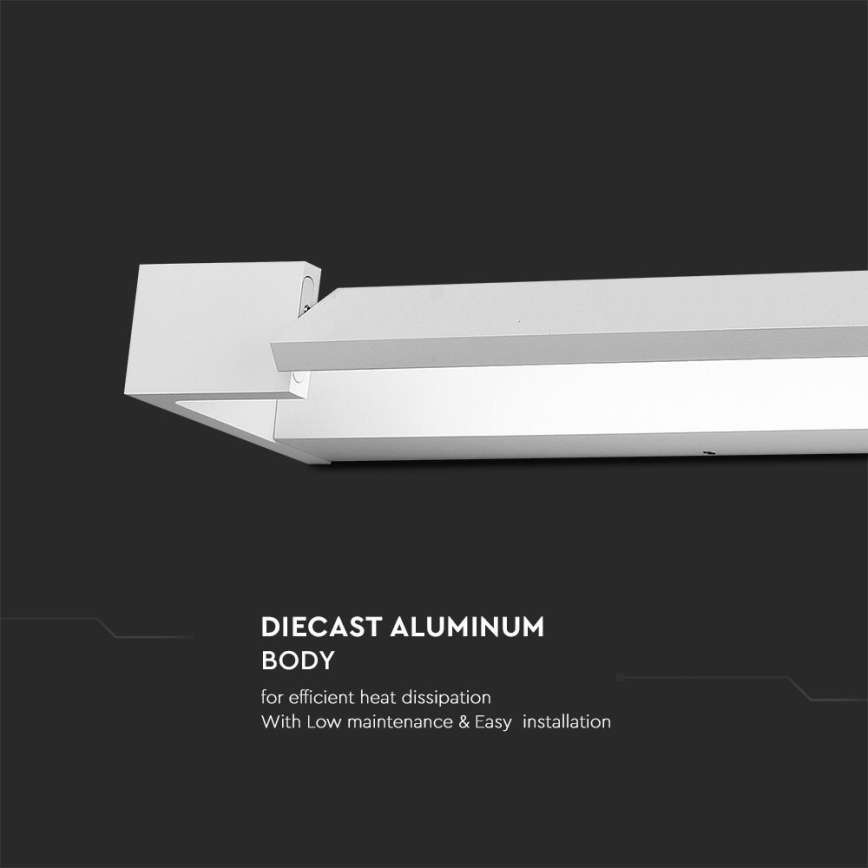 LED Лампа за огледало в баня LED/16W/230V 3000K IP44 60 см бял