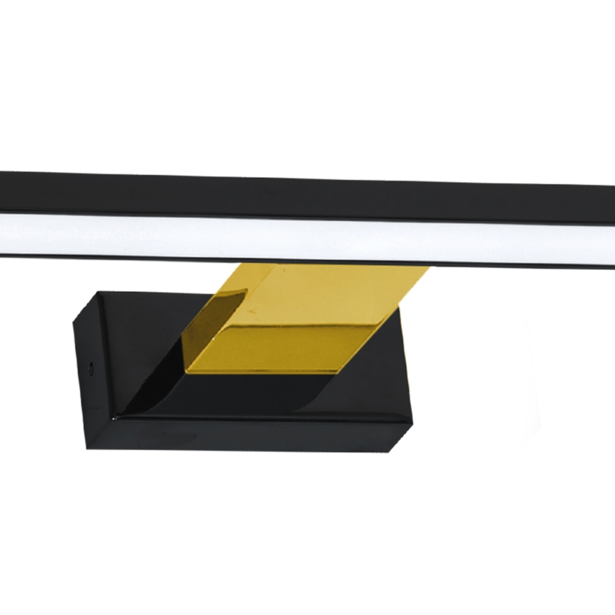 LED Лампа за огледало в баня SHINE LED/13,8W/230V IP44 черна/златиста