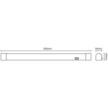 LED Лампа за огледало за баня LED/15W/230V 4000K IP44