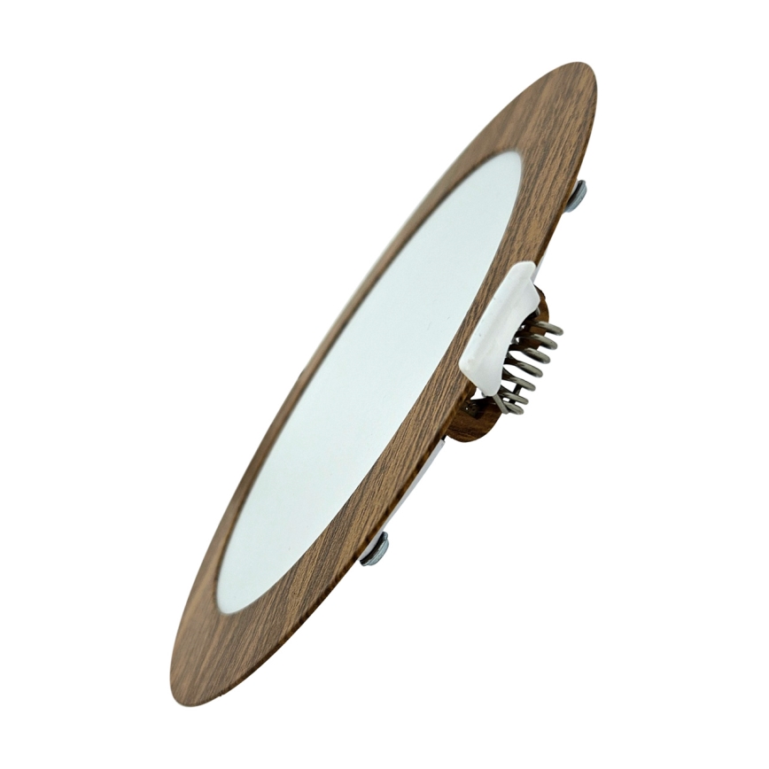 LED Лампа за окачен таван CIRCLE LED/12W/230V 4200K Ø 16,7 cm кафяв