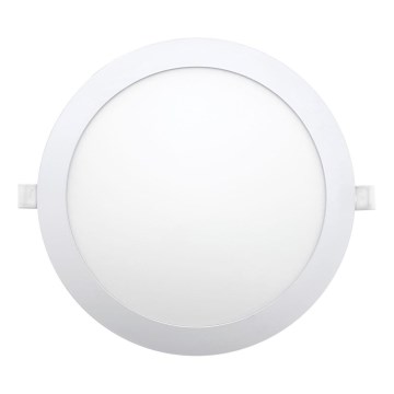 LED Лампа за окачен таван CIRCLE LED/24W/230V 6500K Ø 30 cm бял
