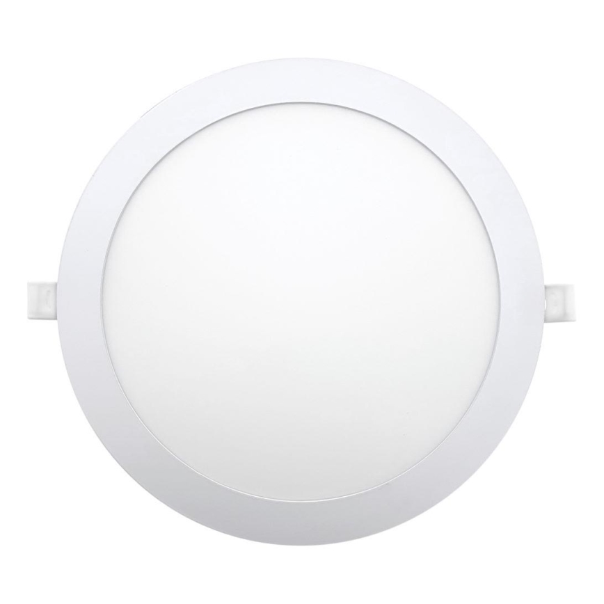 LED Лампа за окачен таван CIRCLE LED/24W/230V 6500K Ø 30 cm бял