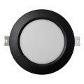 LED Лампа за окачен таван CIRCLE LED/6W/230V 4000K Ø 12 см черен
