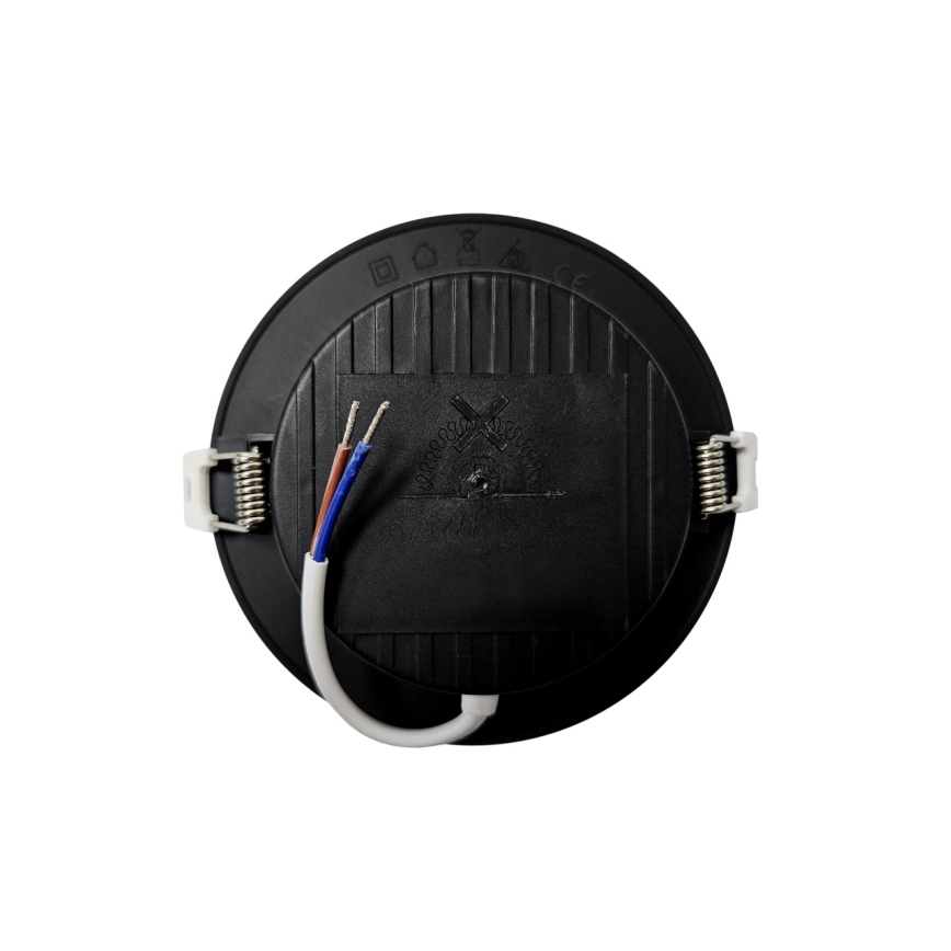 LED Лампа за окачен таван CIRCLE LED/6W/230V 4000K Ø 12 см черен