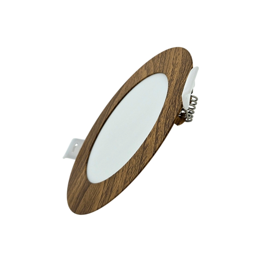 LED Лампа за окачен таван CIRCLE LED/6W/230V 4200K Ø 11,8 cm кафяв