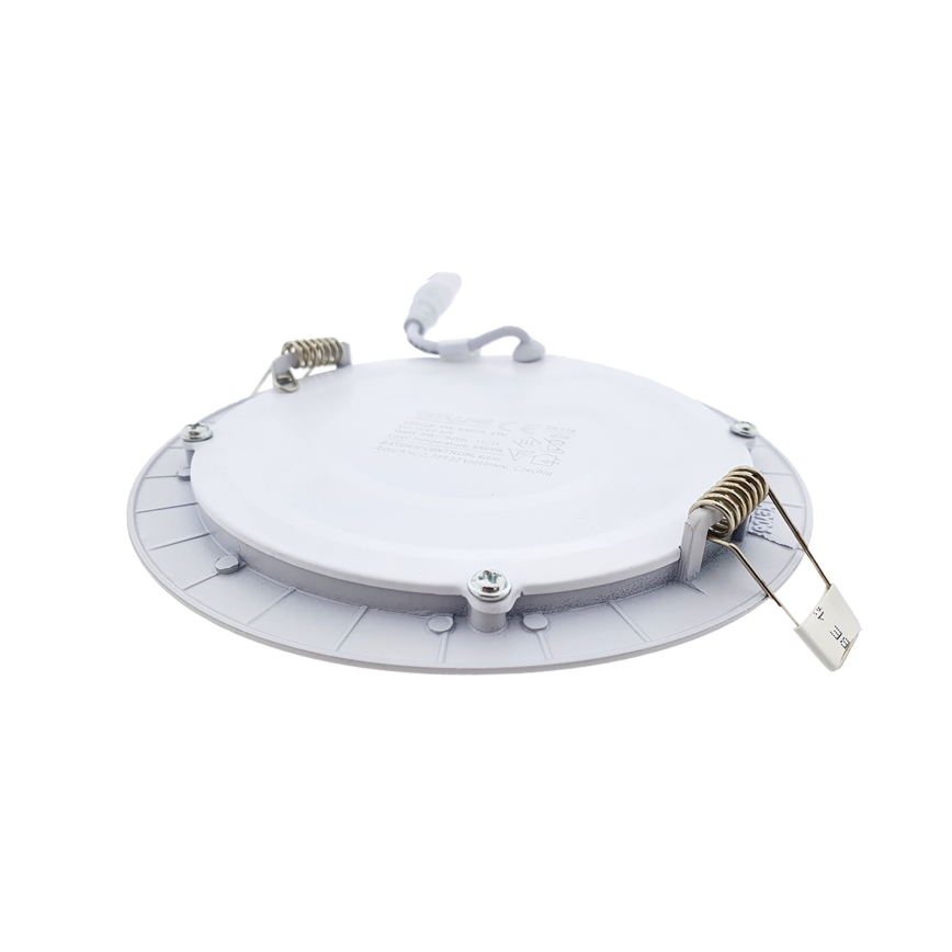 LED Лампа за окачен таван CIRCLE LED/9W/230V 6500K Ø 14,5 cm бял