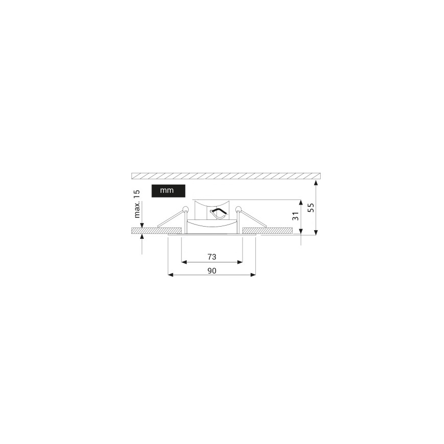 LED Лампа за окачен таван EYE LED/5W/230V 3000K