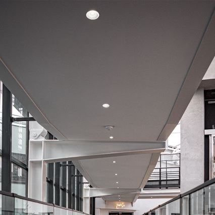 LED Лампа за окачен таван LED/12W/230V 3000/4000/6400K ø 8,6 см бял