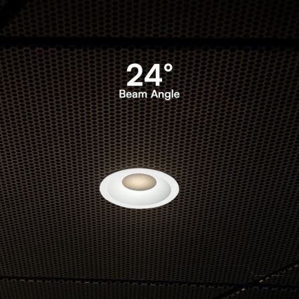 LED Лампа за окачен таван LED/12W/230V 3000/4000/6400K ø 8,6 см бял