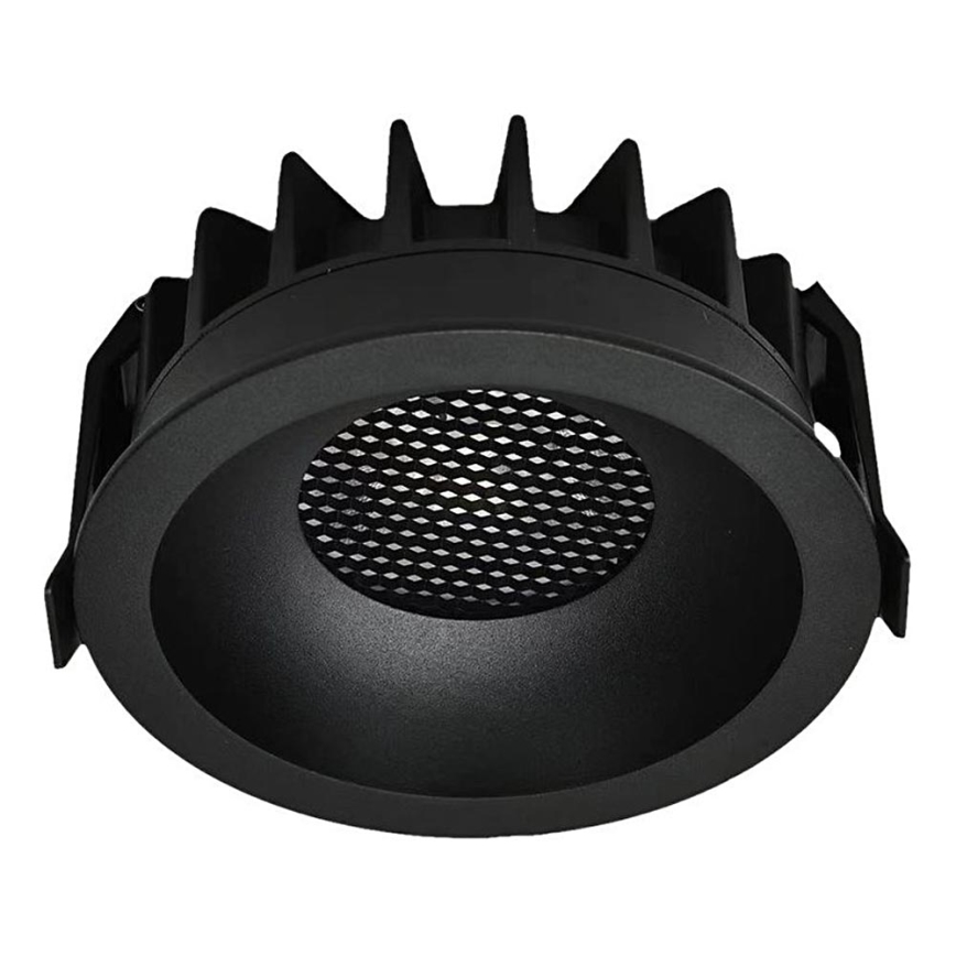 LED Лампа за окачен таван LED/12W/230V 3000/4000/6400K ø 8,6 см черен