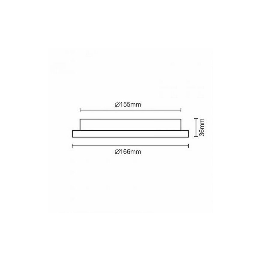 LED Лампа за окачен таван LED/12W/230V IP40