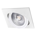 LED Лампа за окачен таван LED/18W/230V 3000K 11,5x11,5 cm бял