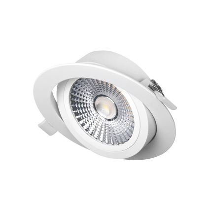 LED Лампа за окачен таван LED/18W/230V 3000K Ø 11,5 cm бял