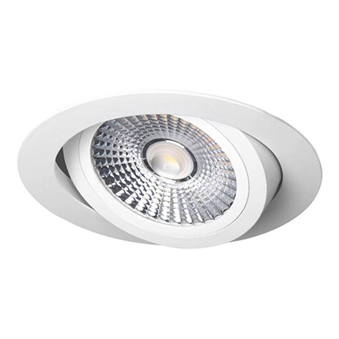 LED Лампа за окачен таван LED/18W/230V 4000K Ø 11,5 cm бял