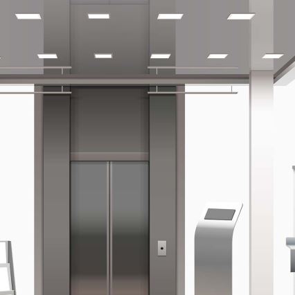 LED Лампа за окачен таван LED/24W/230V 29,5x29,5 см 6500K бял