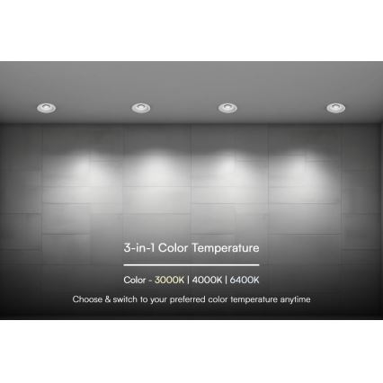 LED Лампа за окачен таван LED/24W/230V 3000/4000/6400K ø 13,5 см бял