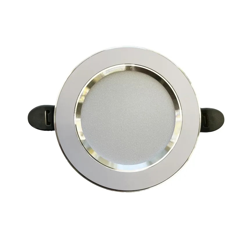 LED Лампа за окачен таван LED/7,5W/230V 4000K бял/сребрист