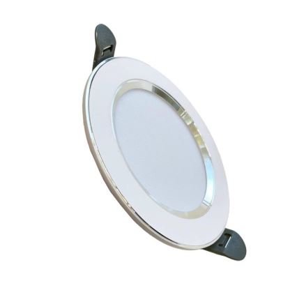 LED Лампа за окачен таван LED/7,5W/230V 4000K бял/сребрист