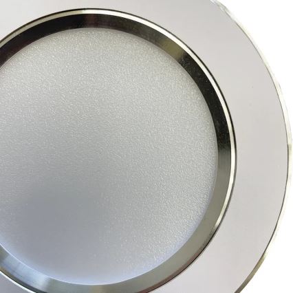 LED Лампа за окачен таван LED/7,5W/230V 4000K бял/сребрист
