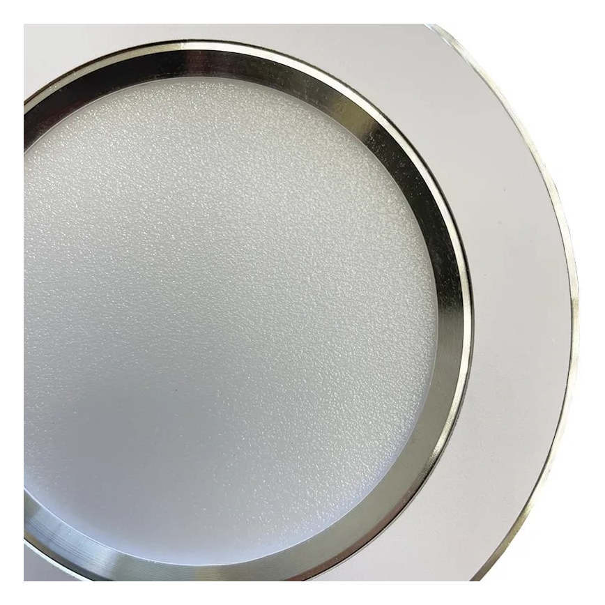 LED Лампа за окачен таван LED/7,5W/230V 4000K бял/сребрист